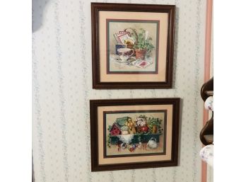 Pair Of Framed Prints (Living Room)
