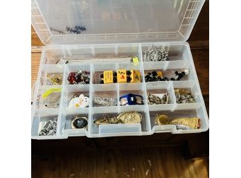 Lot Of Mostly Costume Jewelry Bracelets  In Bin - Some Items Marked 925 And Gold Filled **Items Not Tested**