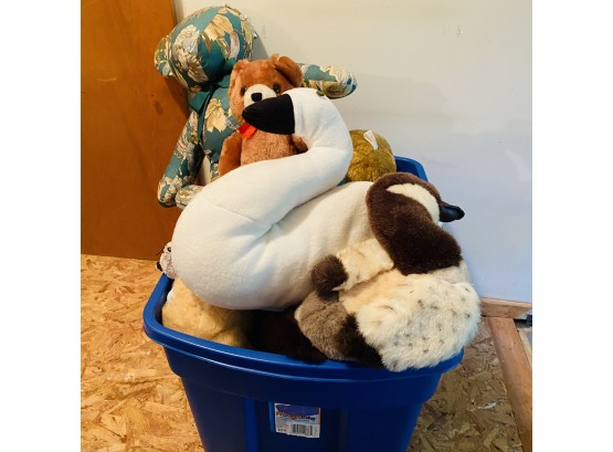 Assorted Toys In Blue Bin No. 2 (Upstairs Hallway)