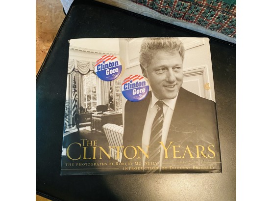 Clinton Years Photography Book And Pins (Master Bedroom)