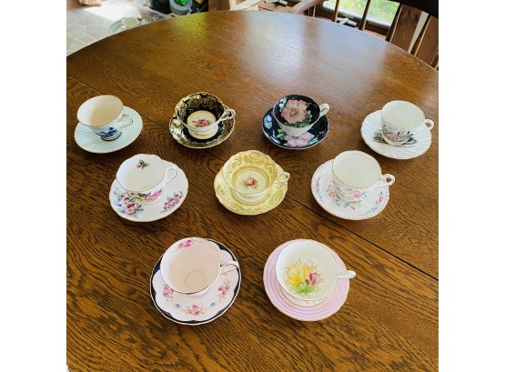 Assorted Tea Cup And Saucer Lot (Kitchen)