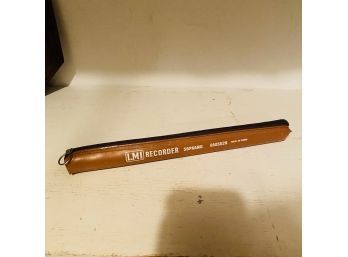 LMI Recorder Soprano With Tan Case And Instructions (Upstairs Hall Closet)