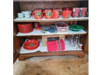 Waechtersbach Christmas Dishes, Mugs, Plates And Glasses
