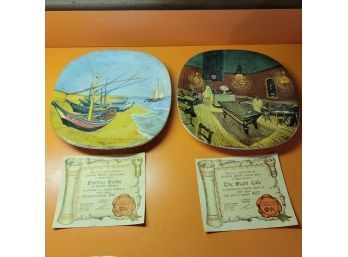 Van Gogh Plates With Certificates (Kitchen)