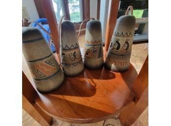 Set Of 4 Native American Bells