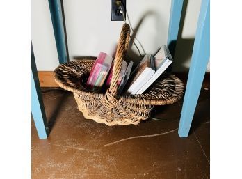 Handled Basket With Coloring Books (First Floor Bedroom)