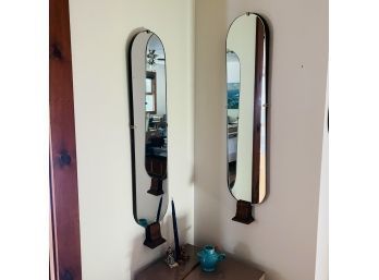 Pair Of Long Oval Mirrors And Some Decorative Items (Master Bedroom)