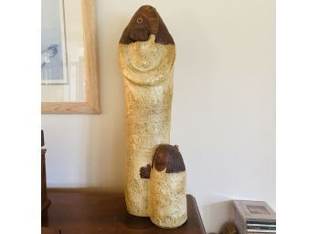 Tall Mother And Children Statue (Livingroom)