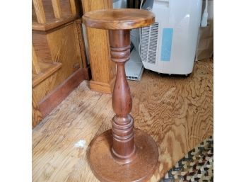 Small Wooden Pedestal