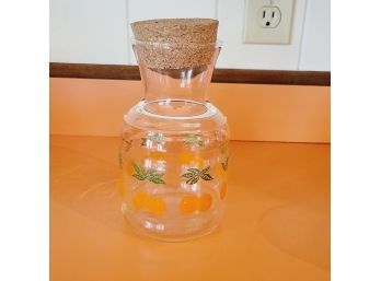 Glass Serving Pitcher With Cork Top (Kitchen)