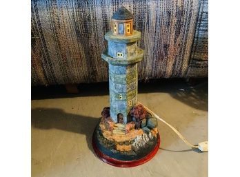 Ceramic Lighthouse Table Lamp (Upstairs Room No. 2)