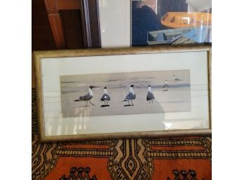 Seagulls Framed Print (Living Room)
