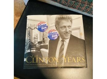 Clinton Years Photography Book And Pins (Master Bedroom)