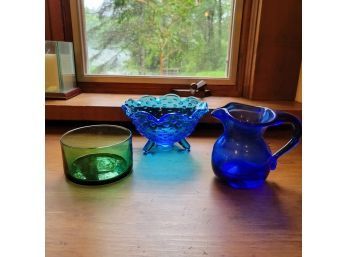 Green And Blue Glass (Kitchen)