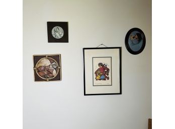 Set Of Four Assorted Wall Art Pieces (First Floor Bedroom)