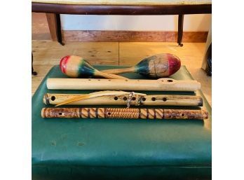 Assorted Musical Instruments Lot (Livingroom)