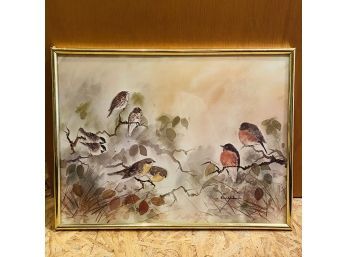 Vern Yadon Framed Birds Art Print (Upstairs Hall Closet)