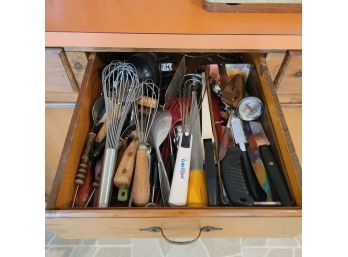 Drawer Of Kitchen Tools