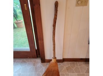 Hand Carved Broom (Kitchen)