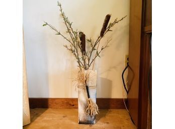 Decorative Vase With Flowers (Livingroom)