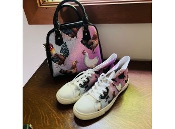 Matching Chicken Purse And Sneakers (Master Bedroom)