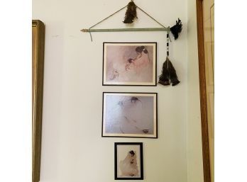 Assorted Hanging Wall Art Pieces (Livingroom)