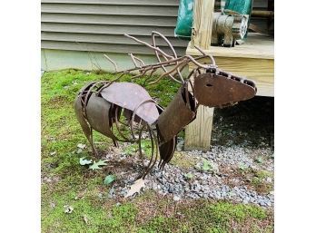 Metal Deer Figure (Porch)