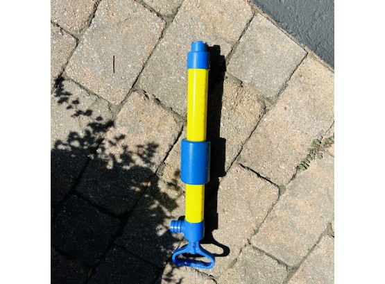 Blue And Yellow Paddlers Bilge Pump