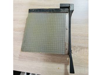 Monarch Vintage Wooden Gray Paper Cutter
