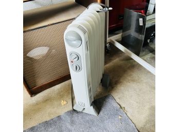 Homes White Electric Space Heater With Wheels No.1