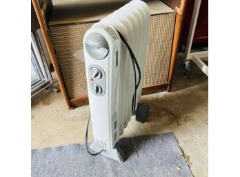 Homes White Electric Space Heater With Wheels No.2