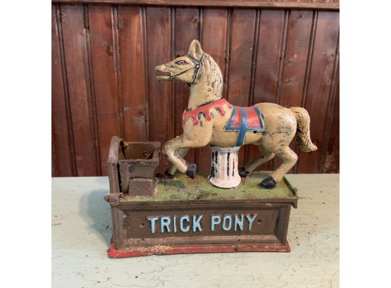 Vintage Trick Pony Mechanical Bank (Kitchen)
