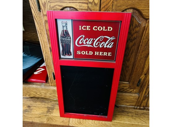 Coca-cola Chalkboard Sign (Dining Room)