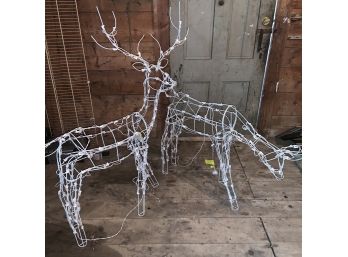 Decorative Lighted Deer Pair (Barn)