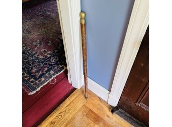 Walking Stick Made From A Pool Cue (Dining Room)