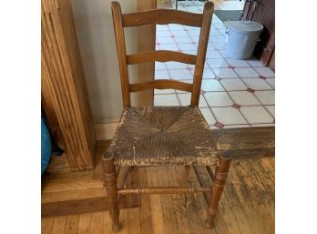 Rustic Rush Seat Chair (Dining Room)
