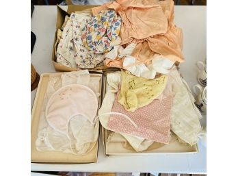 Vintage Baby Clothes (Dining Room)