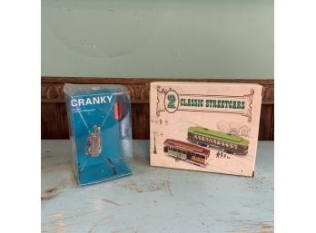 Classic Streetcars Set And Wind Up Toy (Kitchen)