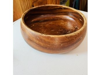 Round Wooden Bowl (Dining Room)