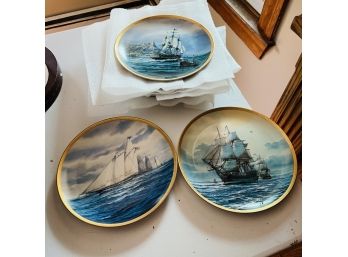 Hamilton Collection Tom Freeman Marine Art Plates - Set Of 8 (Dining Room)