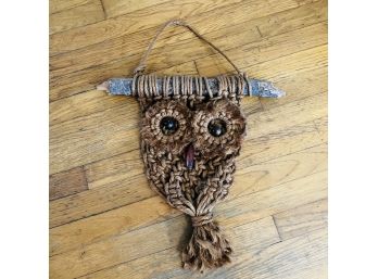 Knotted Owl Hanging (Dining Room)