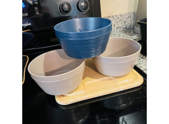 Bee And Willow Home Speckled Bowls - Set Of Three (Kitchen)