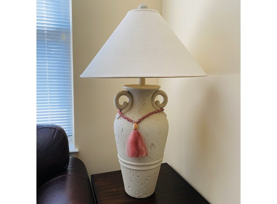 Large Decorative Ceramic Vessel Table Lamp (Livingroom)