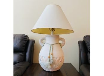 Large Decorative Ceramic Vessel Table Lamp (Livingroom)