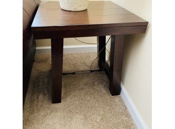 Rustic Wood And Metal Table No. 2 - Great Condition! (Livingroom)