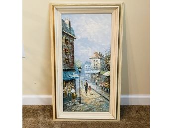 Framed Burnett Landscape Canvas Print (Livingroom)