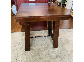 Rustic Wood And Metal Table No. 1 - Great Condition! (Livingroom)