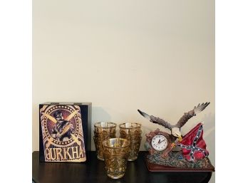 Assorted Decorations And Glassware Lot (Livingroom)