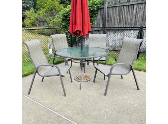 Patio Table With Four Chairs