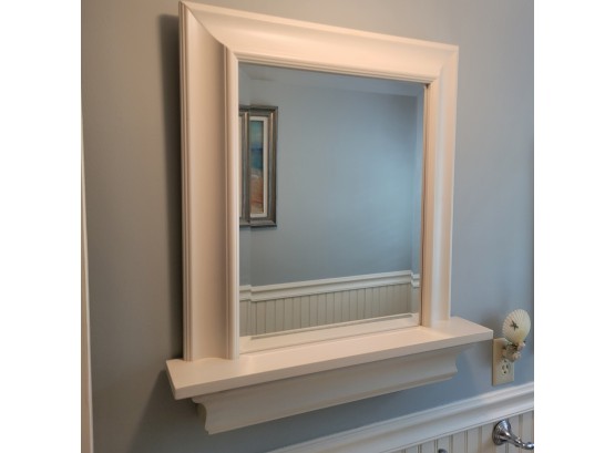 White Pottery Barn Mirror (bathroom)